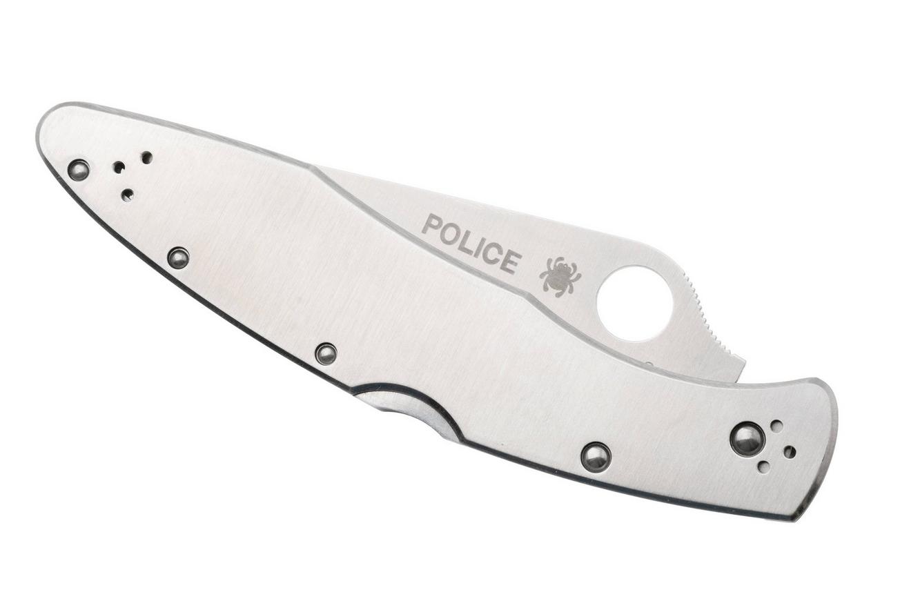 Spyderco Police C07PS partly serrated zakmes