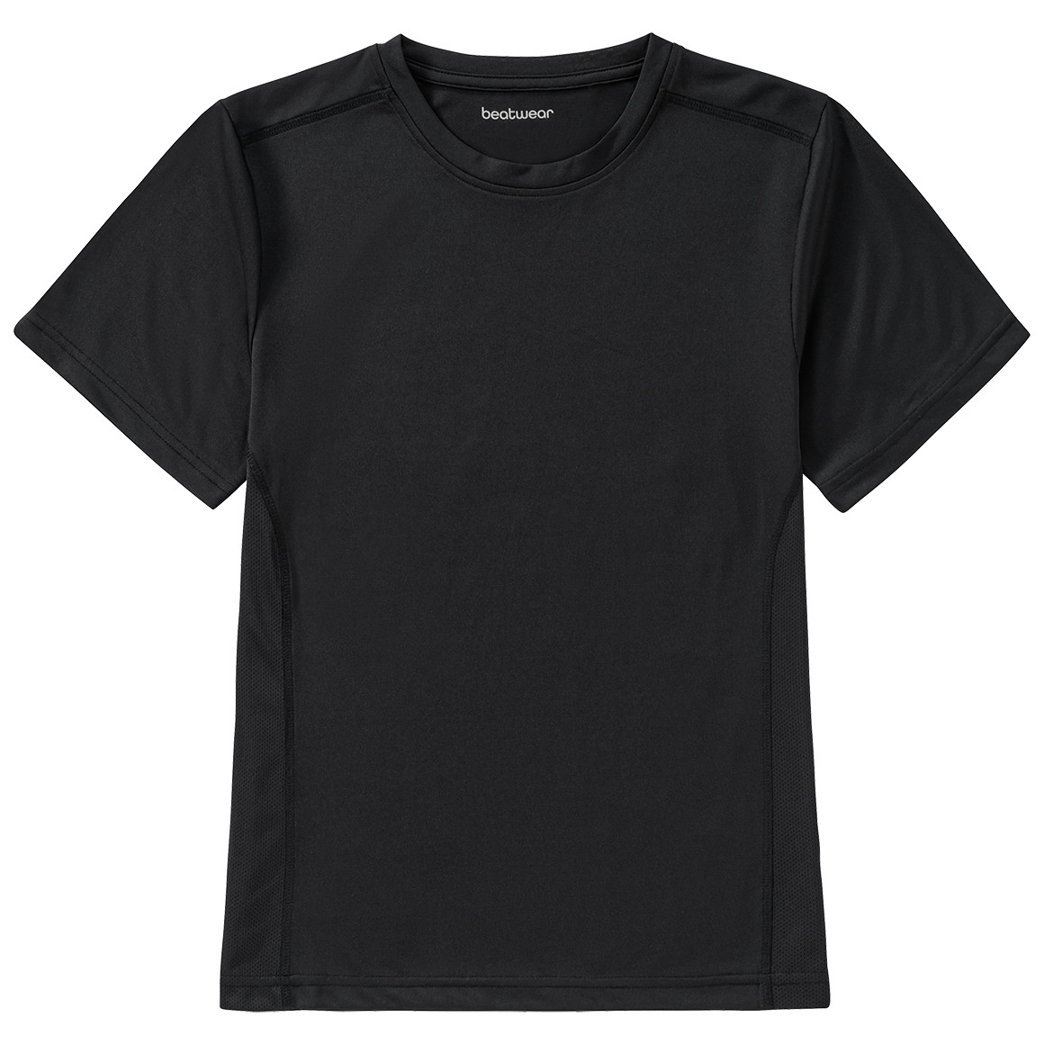 Beatwear Jungen Sport-T-Shirt mit Mesh-Einsatz schwarz