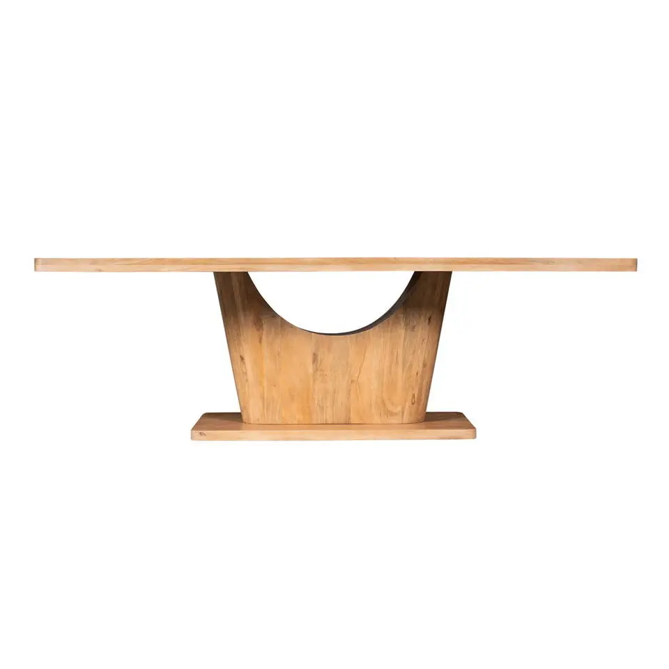 Eettafel Rechthoek Naturel Hout - 200x110x76cm - Voco