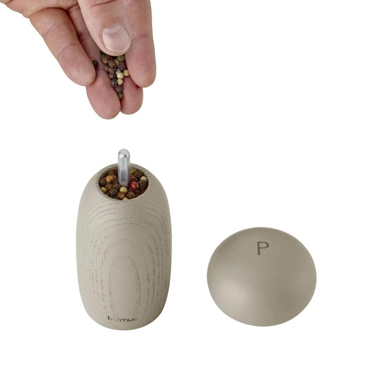 Blomus Moli peper- en zoutmolen set van 2 Moonbeam/Nomad