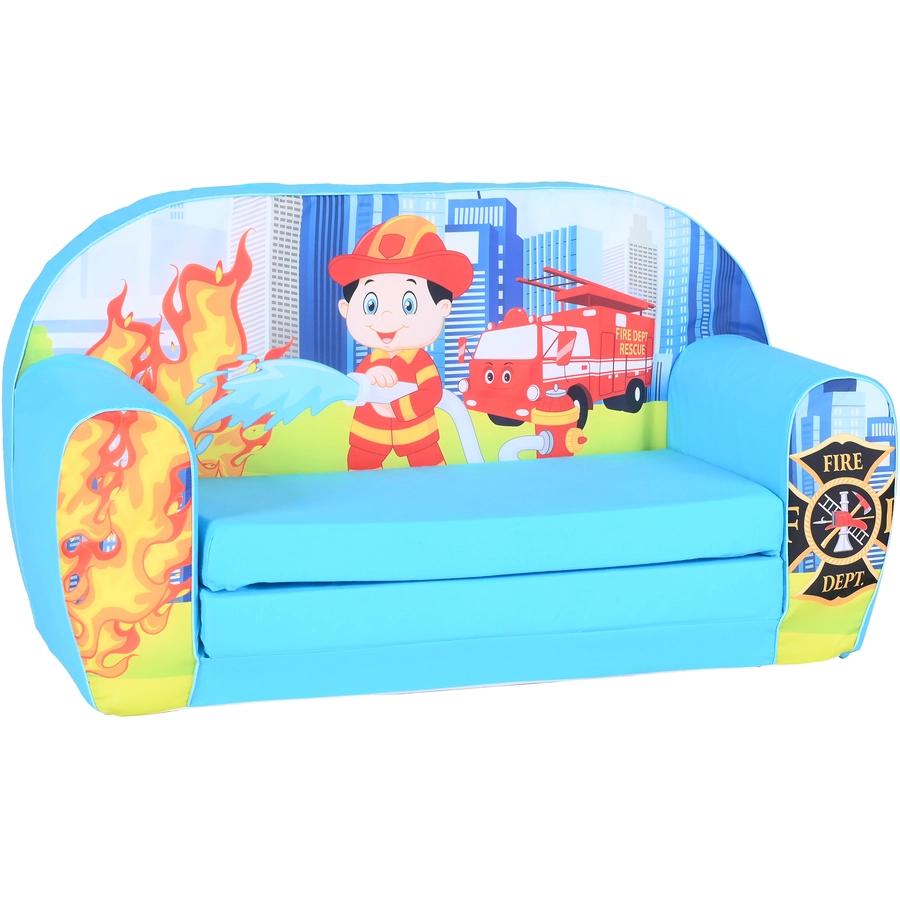 knorr toys® Kindersofa Fireman blau