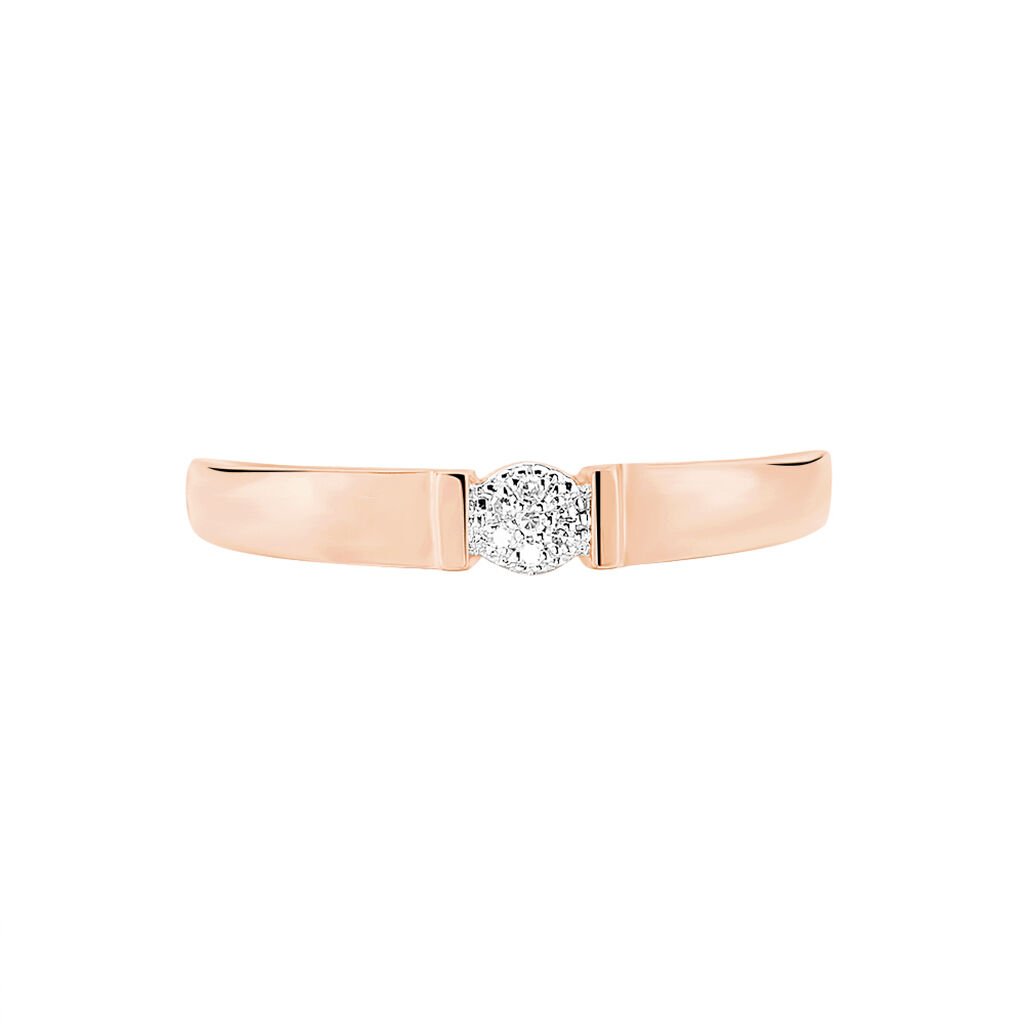 Bague Daliane Or Rose Diamant