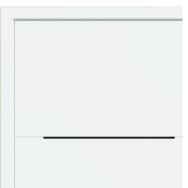 Porte d'entrée FORTIA alu Leme blanc RAL 9003 96 x h.218 cm poussant droit