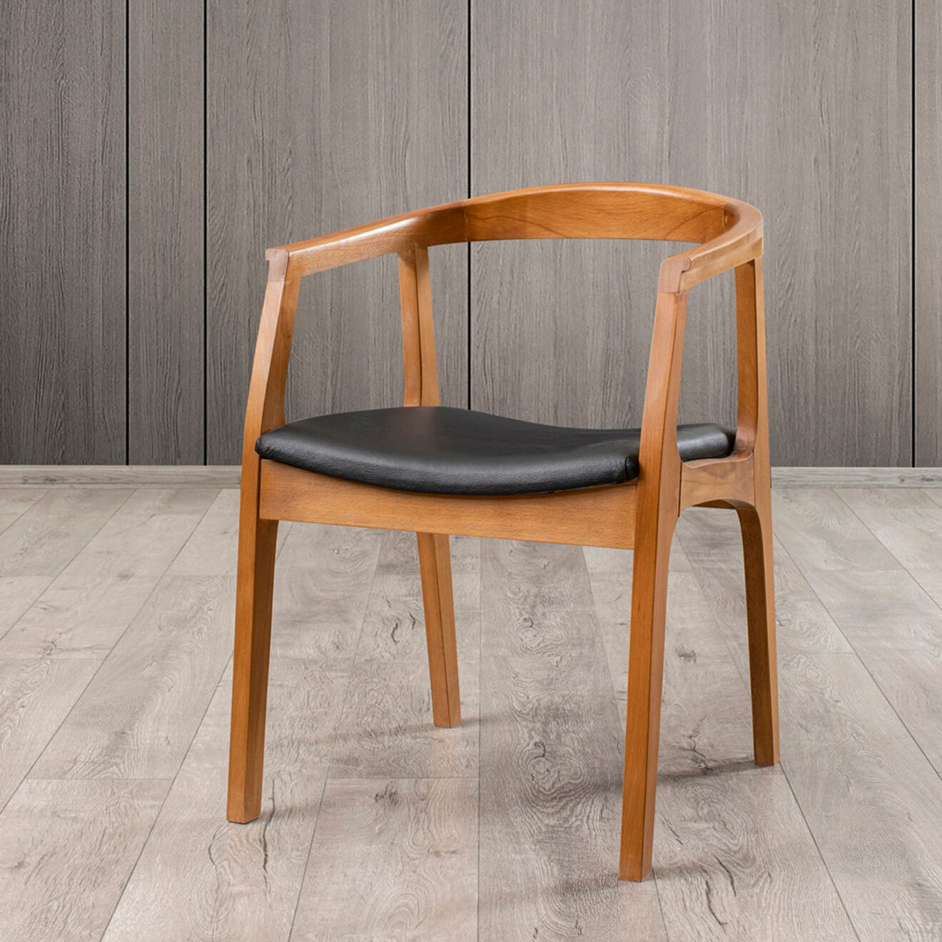 Homitis Chaise Albero noyer/noir - 50x70x53 cm