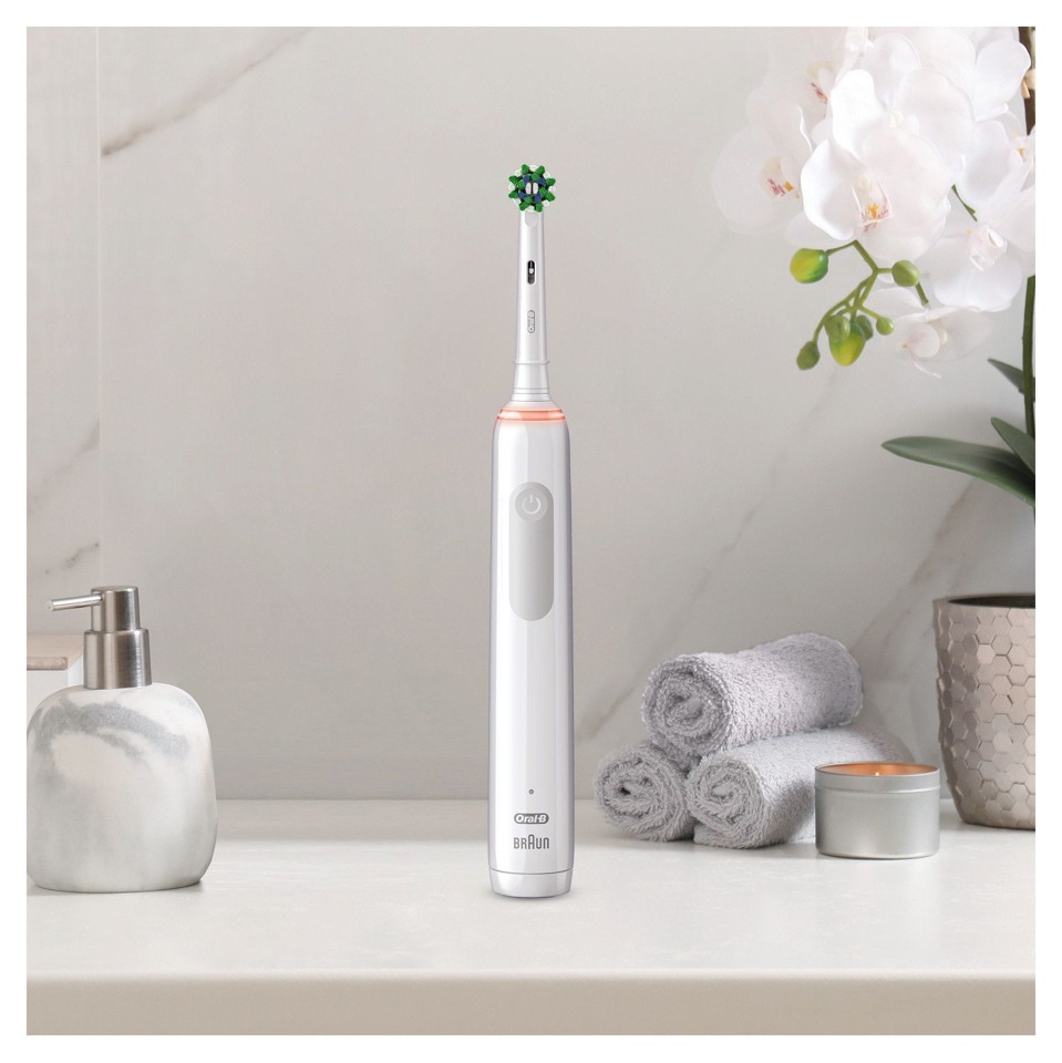 Oral-B - Pro 3 3000 Hvid Elektrisk Tandbørste
