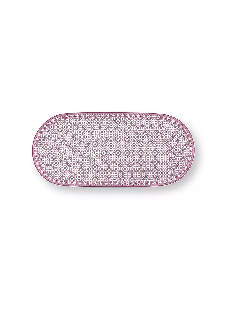 PIP STUDIO Platte klein  LILY & LOTUS 25x12cm Tiles Lilac lila