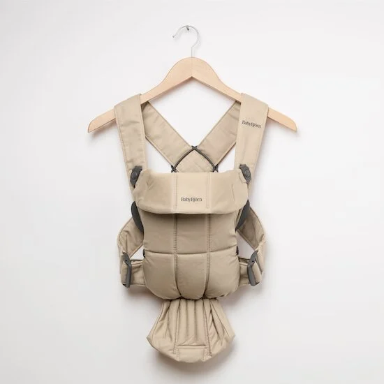 Porte-bébé Mini   Tissé Beige        de               BabyBjörn