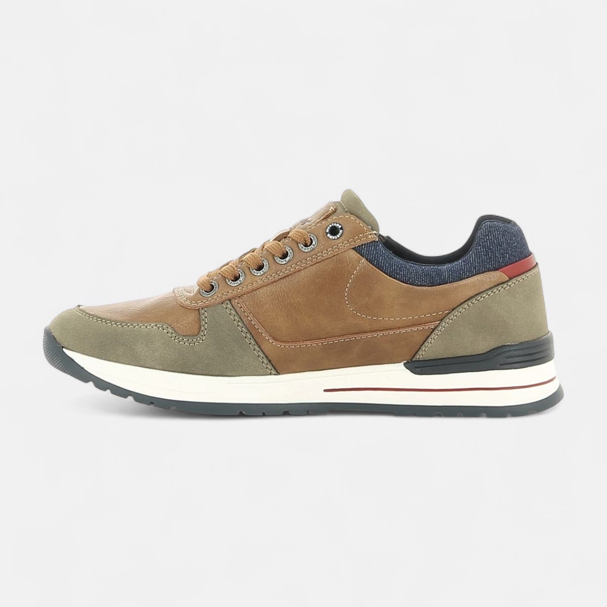 Baskets basses Homme cognac