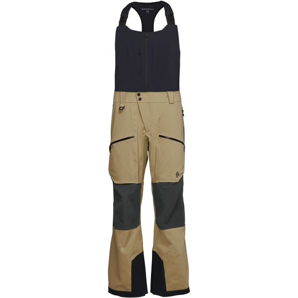 Pantalon de ski BLACK DIAMOND M RECON STRETCH PRO BIBS KHAKI-SMOKE
