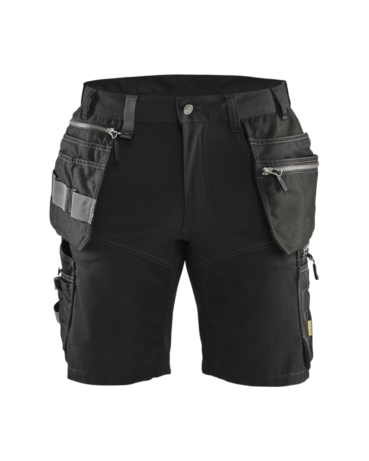 Blåkläder 1598 Werkbroek kort met stretch - zwart - 50 (M)