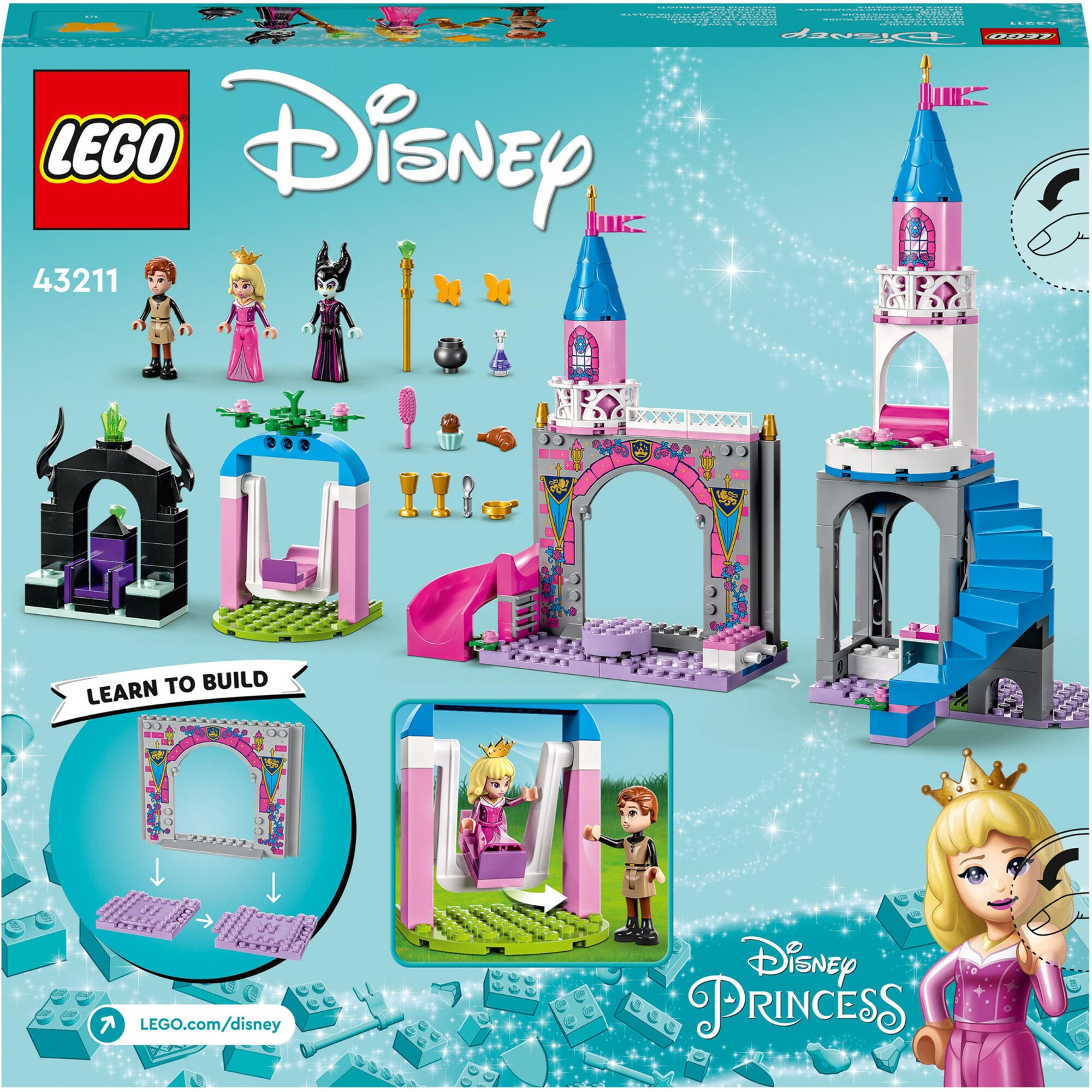 LEGO Konstruktionsspielzeug Disney Princess Auroras Schloss