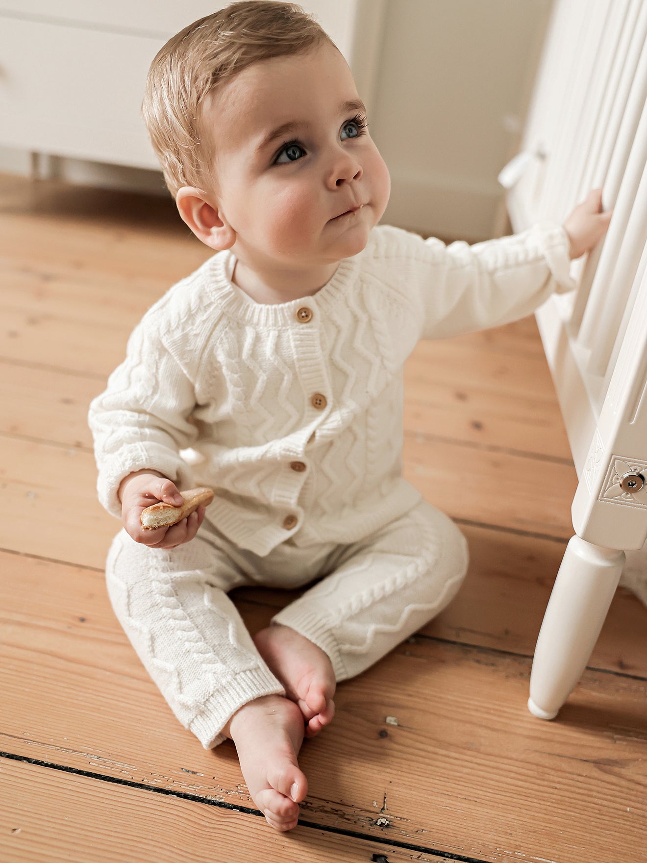 Cardigan Bébé en laine et cachemire