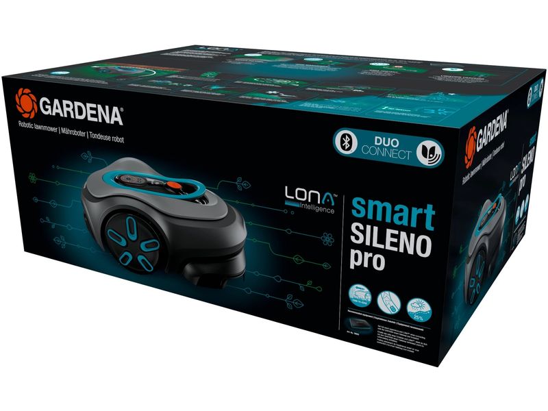 GARDENA Mähroboter Smart Sileno Pro 600 600 m² Intelligenter Rasenmäher