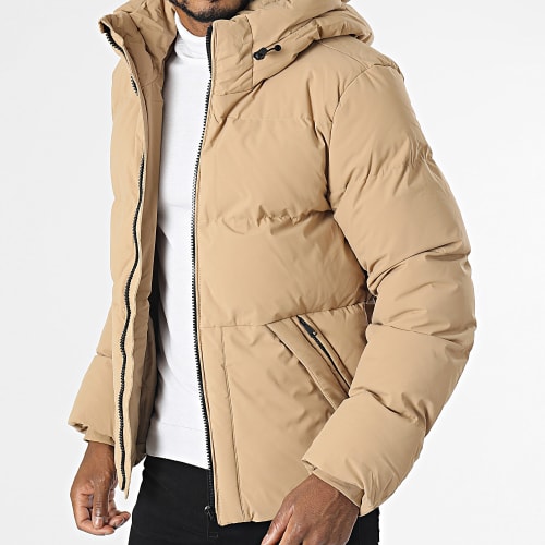Doudoune Capuche Beige
