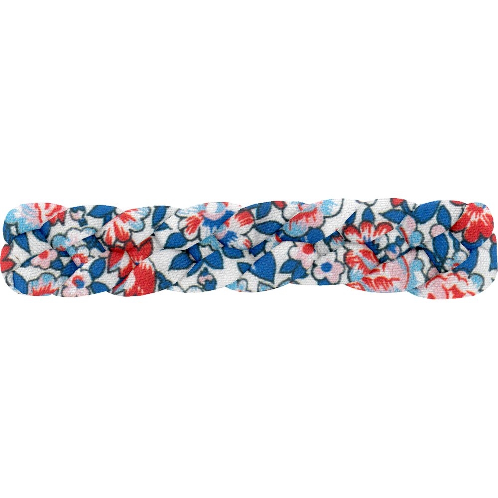 Barrette Cheveux Tressée London Fleuri