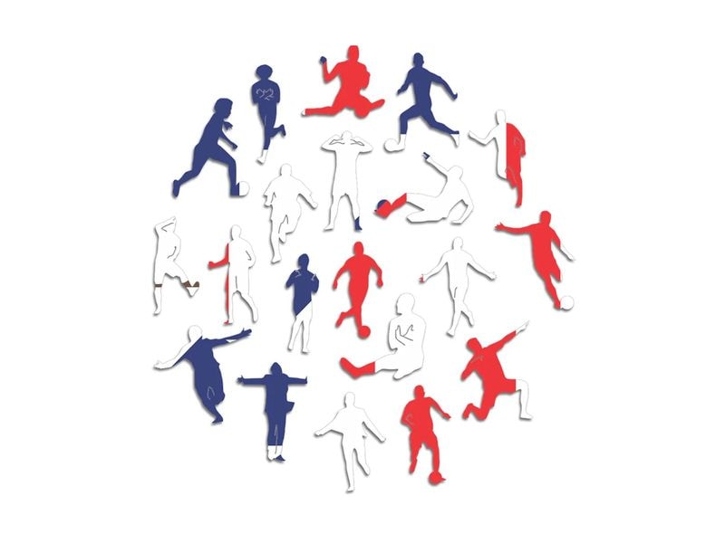 Iconic Puzzle Atletico Madrid – Logo Offizielles Holzpuzzle, Grösse M