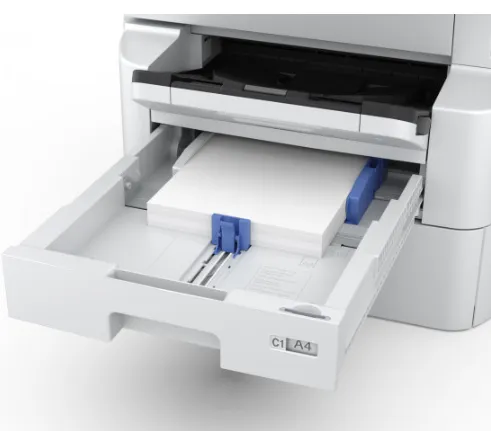 Epson WorkForce Pro WF-C878RDWF - Multifunktionsprinter - farve - blækprinter - A3 (297 x 420 mm) (original) - A3 (medie) - op til 22 spm (kopiering) - op til 24 spm (udskriver) - 335 ark - 33.6 Kbps - Gigabit LAN, Wi-Fi(n), USB 3.0, USB 2.0 vært