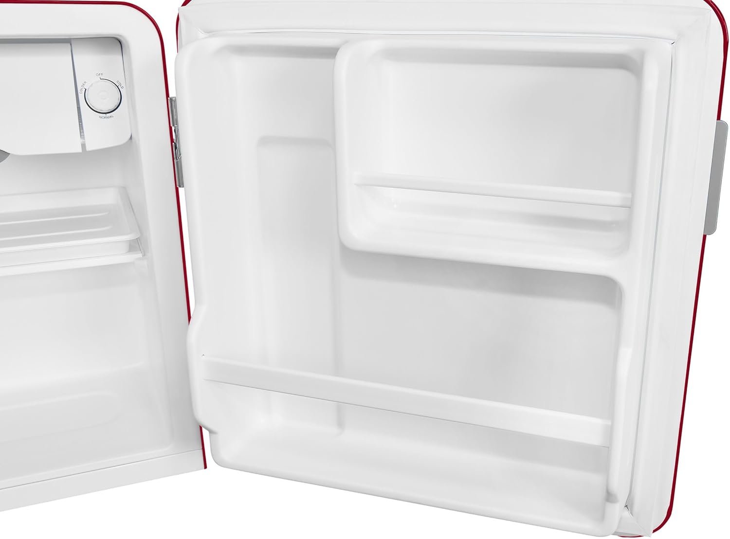 Exquisit Mini Kühlschrank CKB45-0-031F rot | Kühlbox | 47 Liter Nutzinhalt | Hotelkühlschrank | Retrostyle