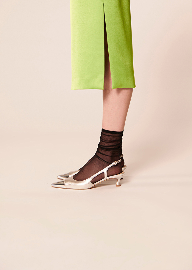 Jupe Jennyverte en satin