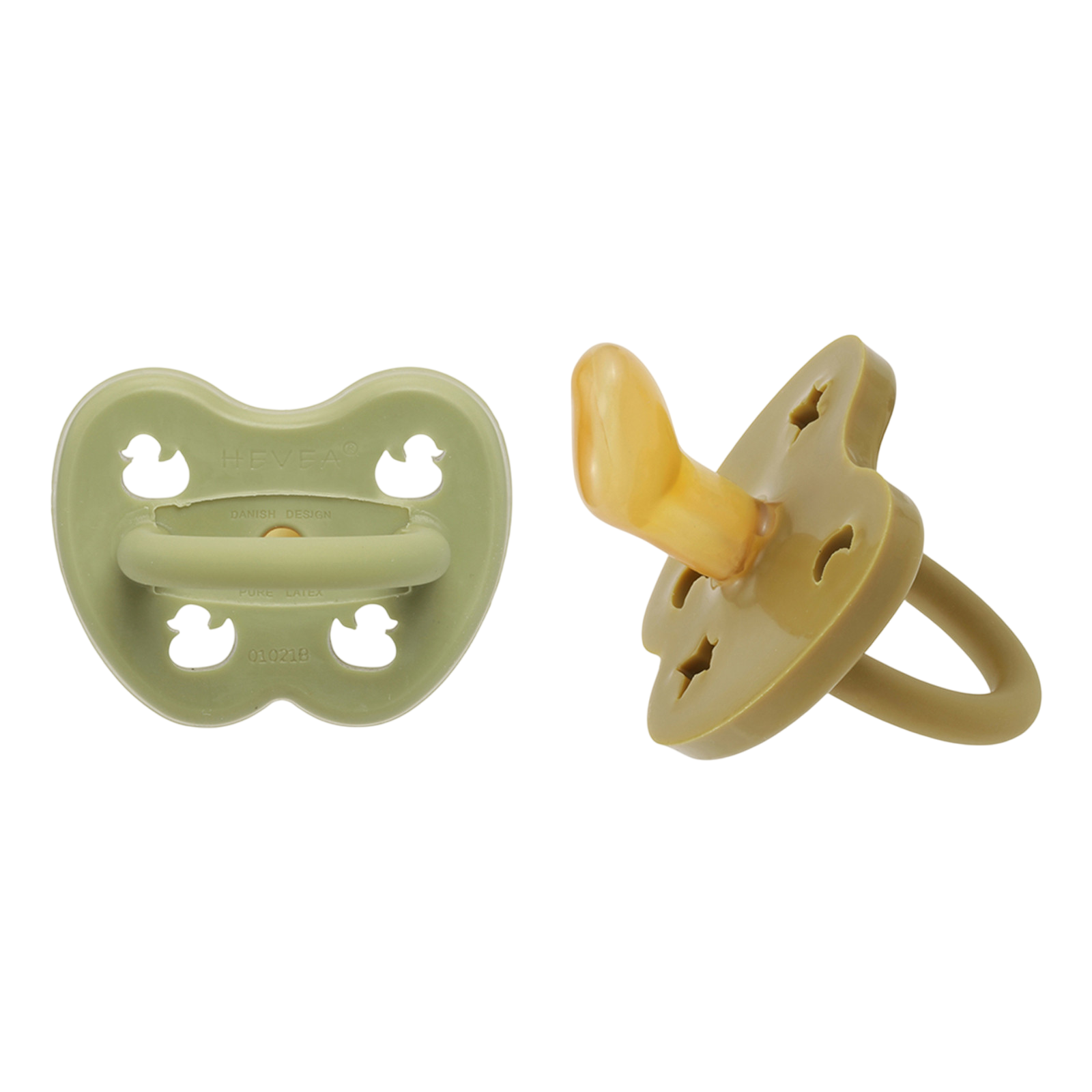 Baby Schnuller 2-Pack Ortho hunter green & olive
