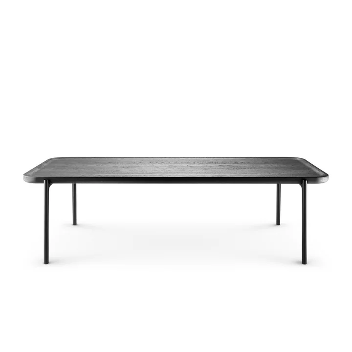 Eva Solo - Savoye Couchtisch H 35 cm, 120 x 50 cm, Eiche geräuchert / schwarz