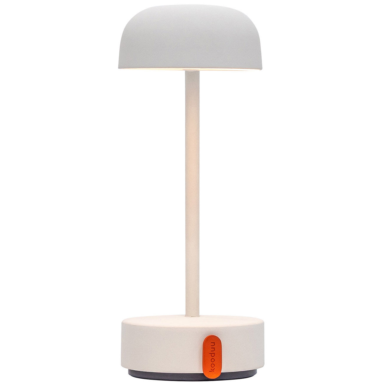 Kooduu Lampe de table rechargeable Fokus blanche - 20x10x25 cm