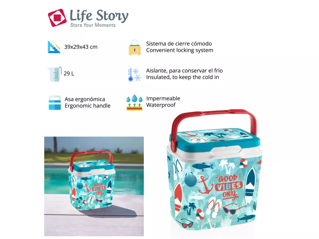 Réfrigérateur life story 29l good vibes