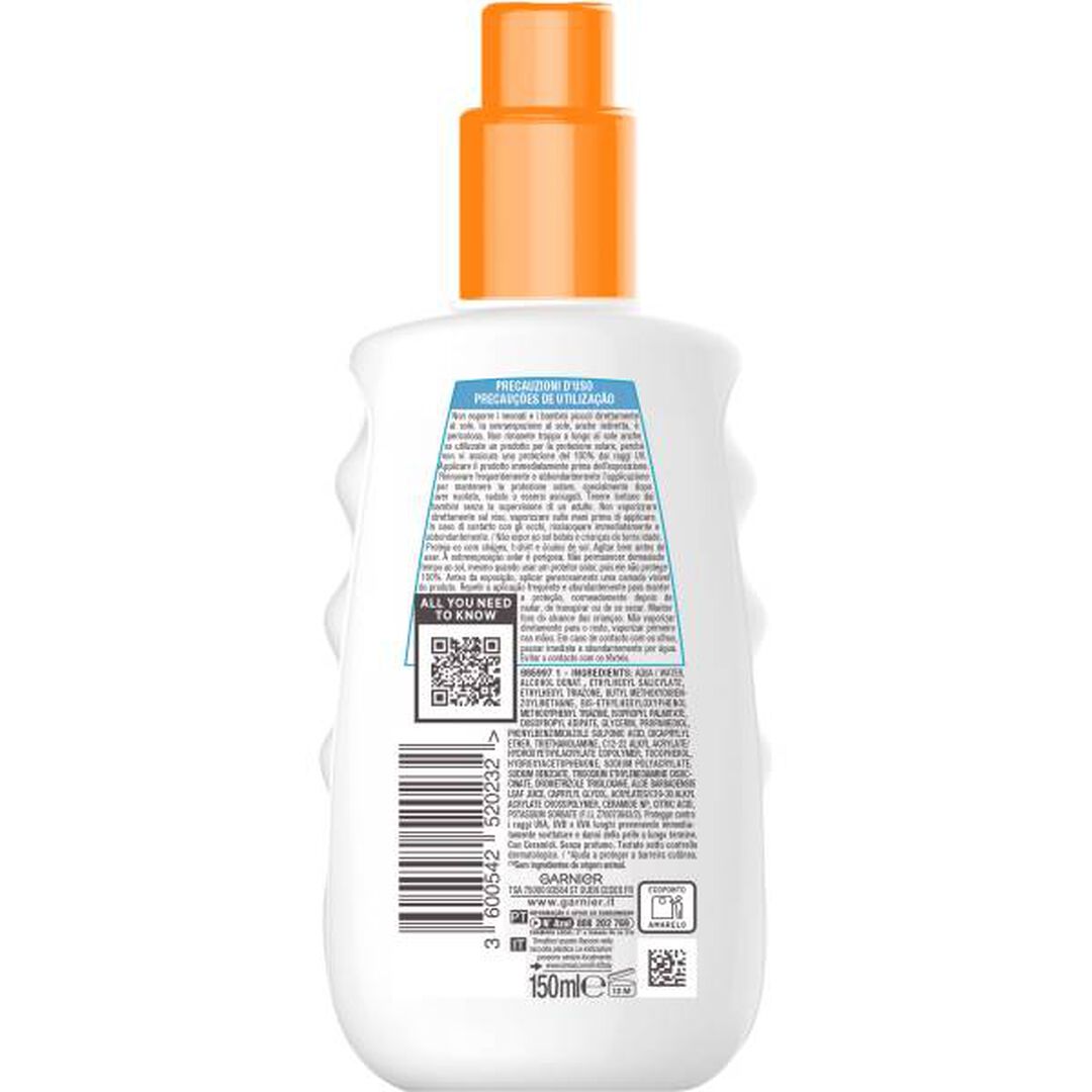 AMBRE SOLAIRE Spray Sensitive Advanced Crianças FPS50+ - 150ml