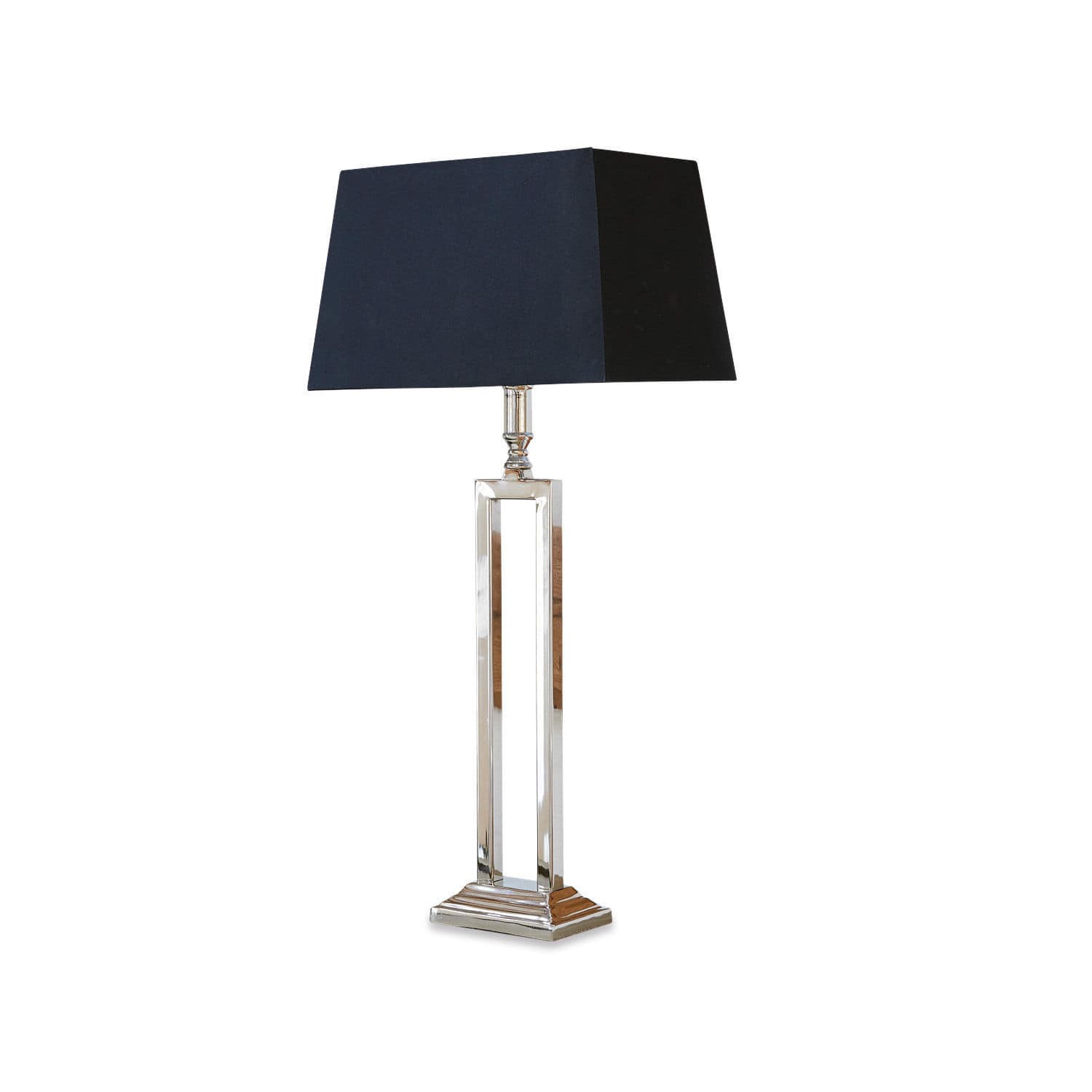 Tischlampe Kinshaa schwarz/silber