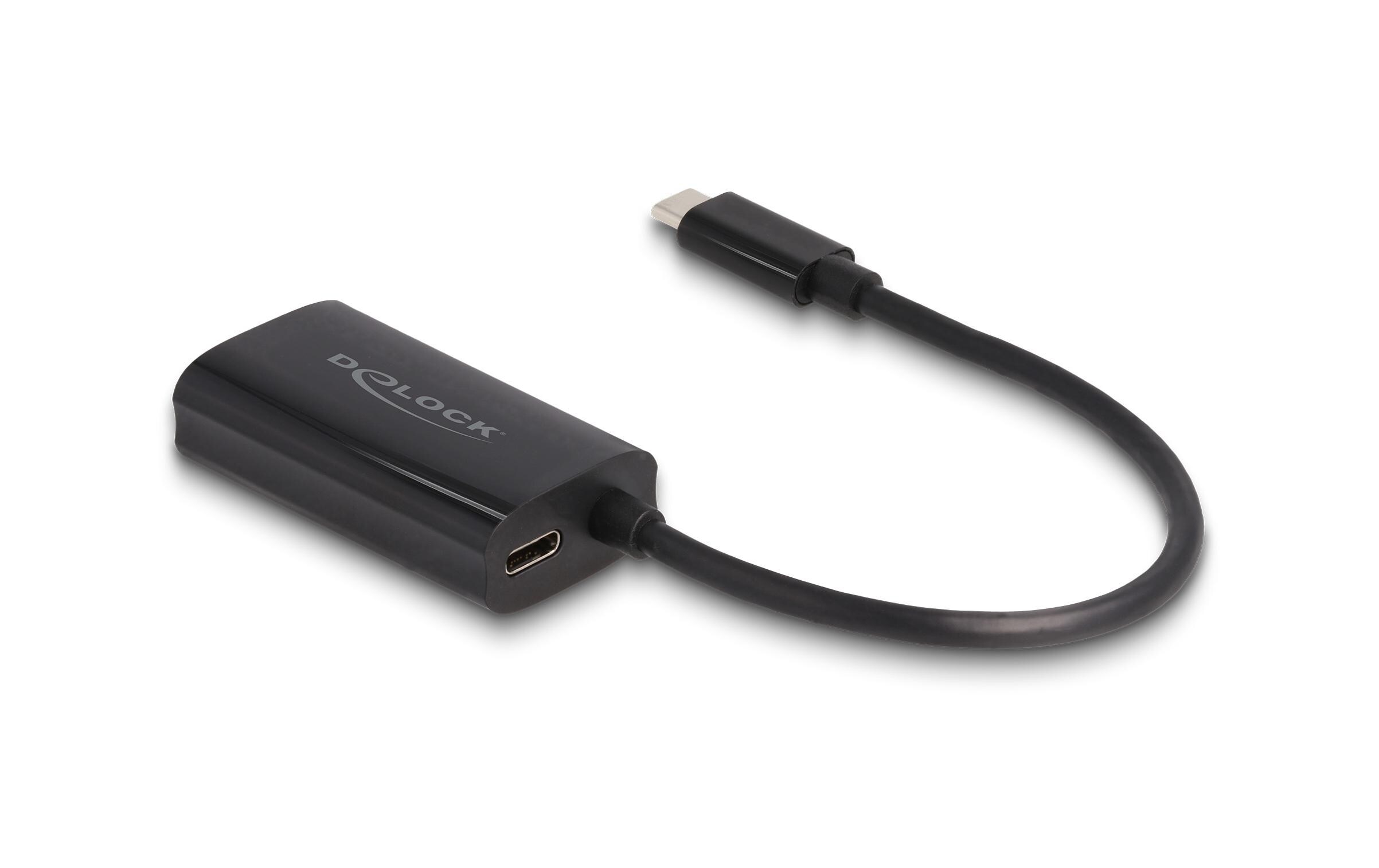 Netzwerk-Adapter Gigabit mit Power Delivery 100 W USB Typ-CDelock USB Type-C Adapter zu Gigabit LAN mit Power Delivery 100 Watt