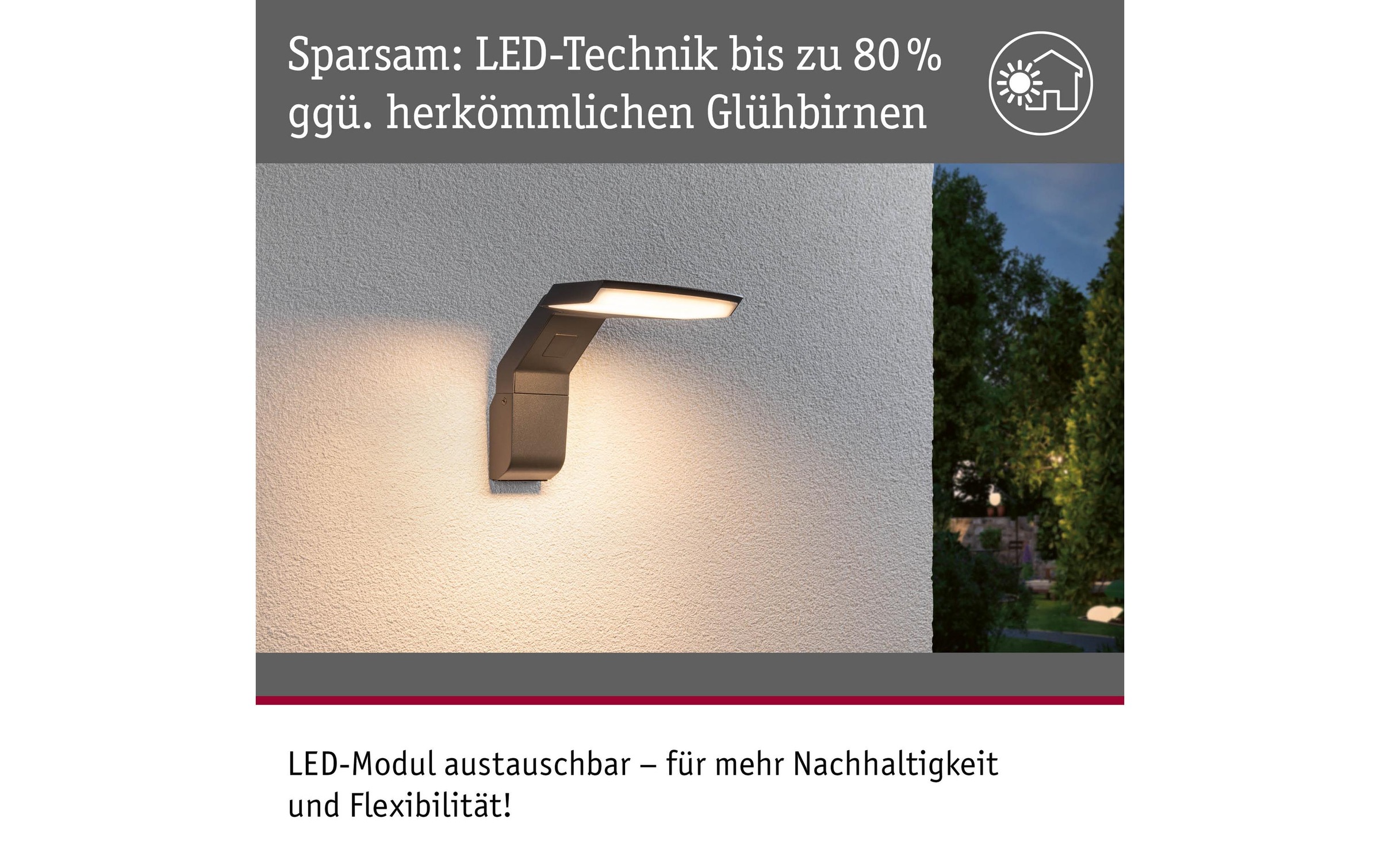 Paulmann LED Wandleuchte »Zerena 3000K« Warmweiss