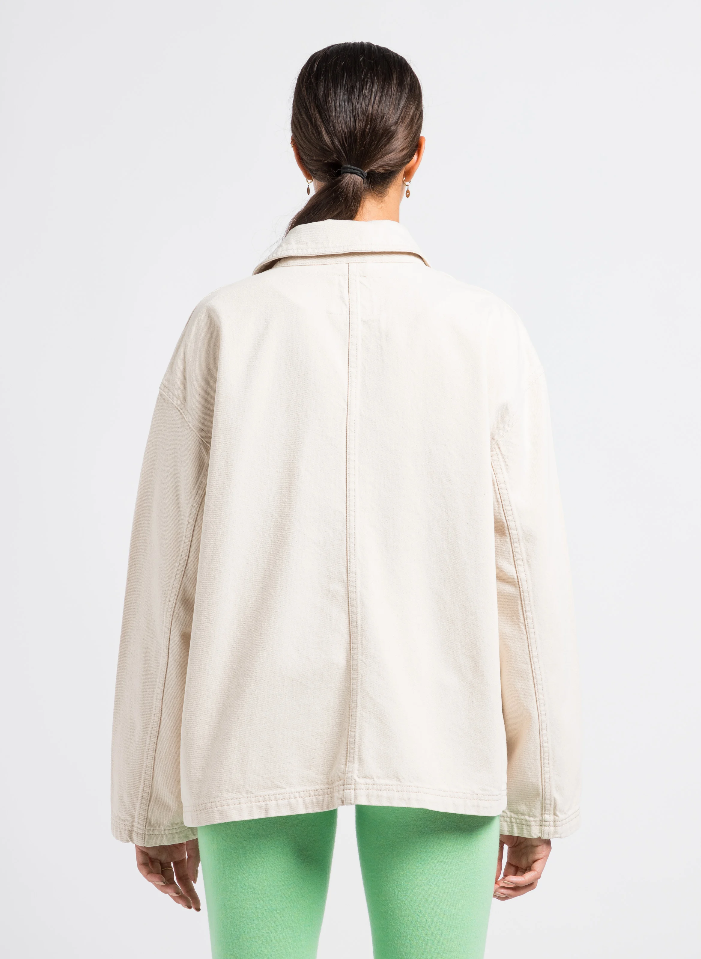 DATCITY - Veste col classique en coton | Beige