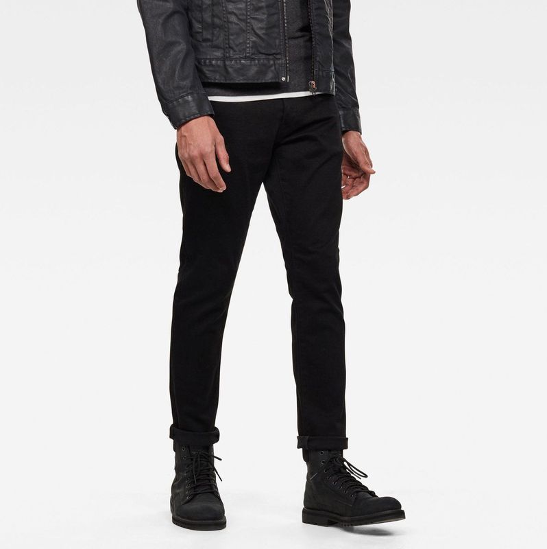 G-Star - 3301 Regular Tapered Jeans - Zwart - Heren