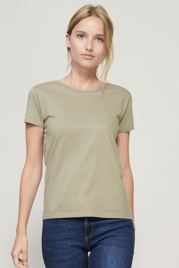 SOL'S 03579 - Pioneer Women Tee Shirt Femme Jersey Col Rond Ajusté