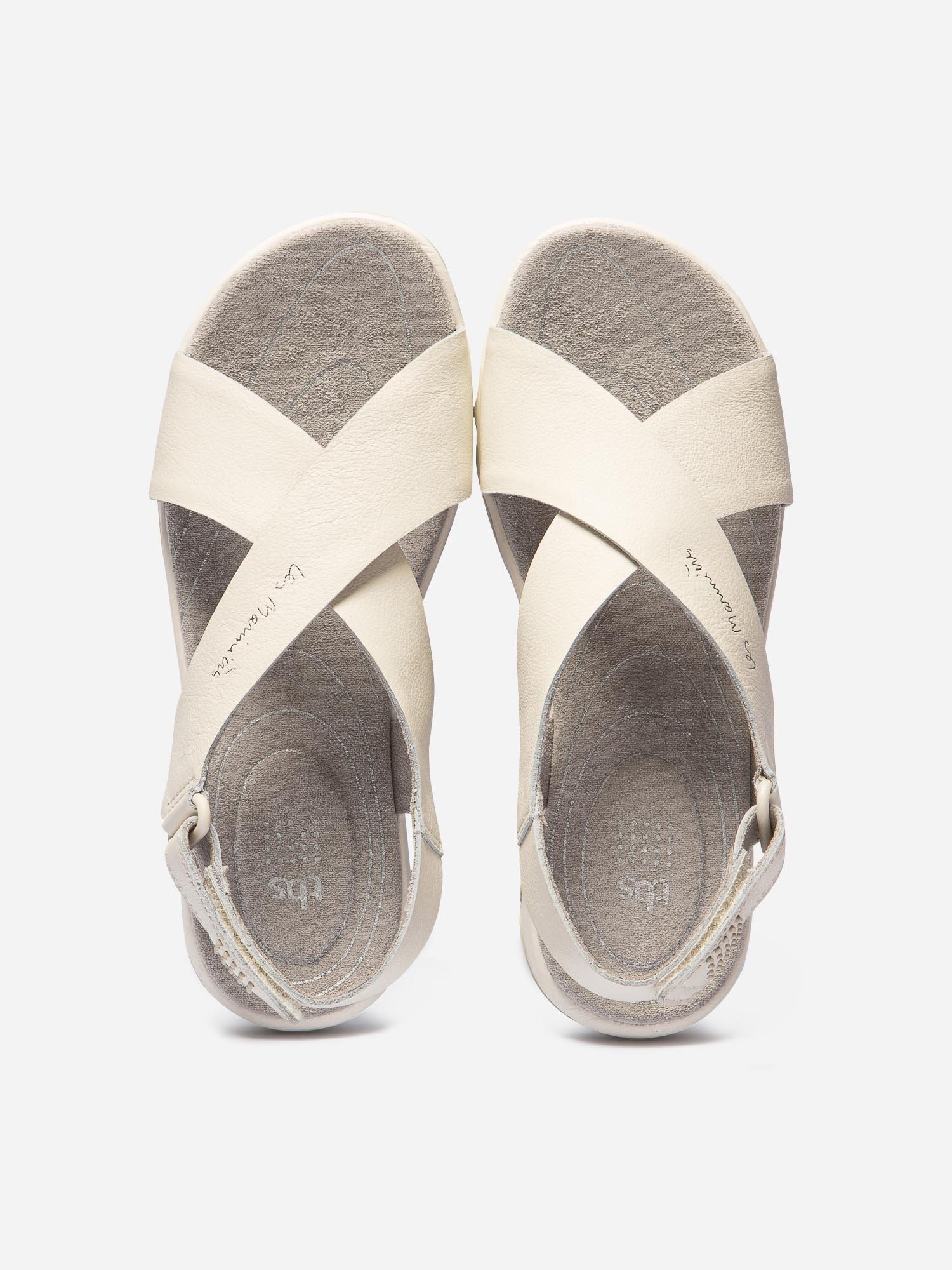 Sandales Femme Semelle Technique Cuir Blanc