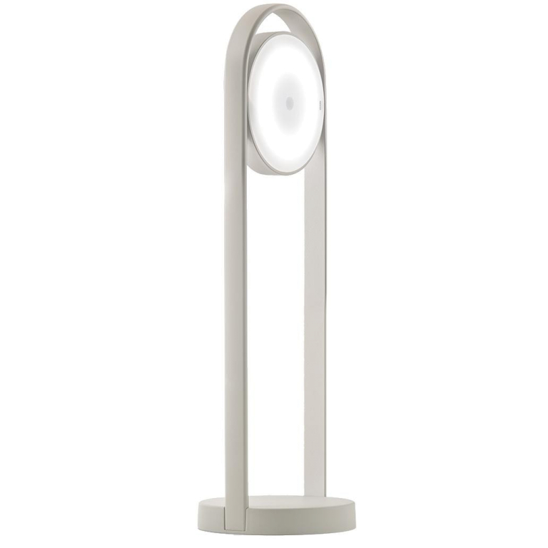 Pedrali Giravolta tafellamp H50 LED oplaadbaar grijs