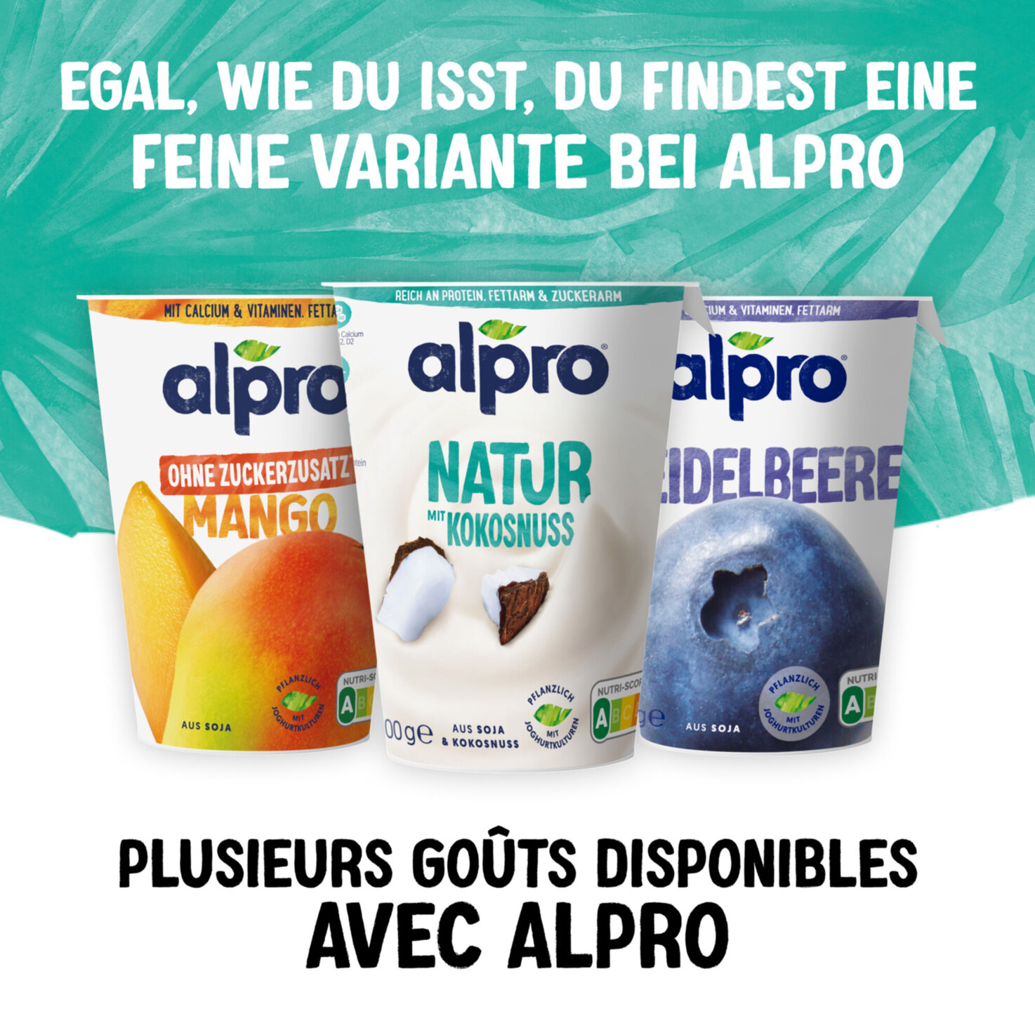 Alpro Soja-Joghurtalternative Natur mit Kokosnuss