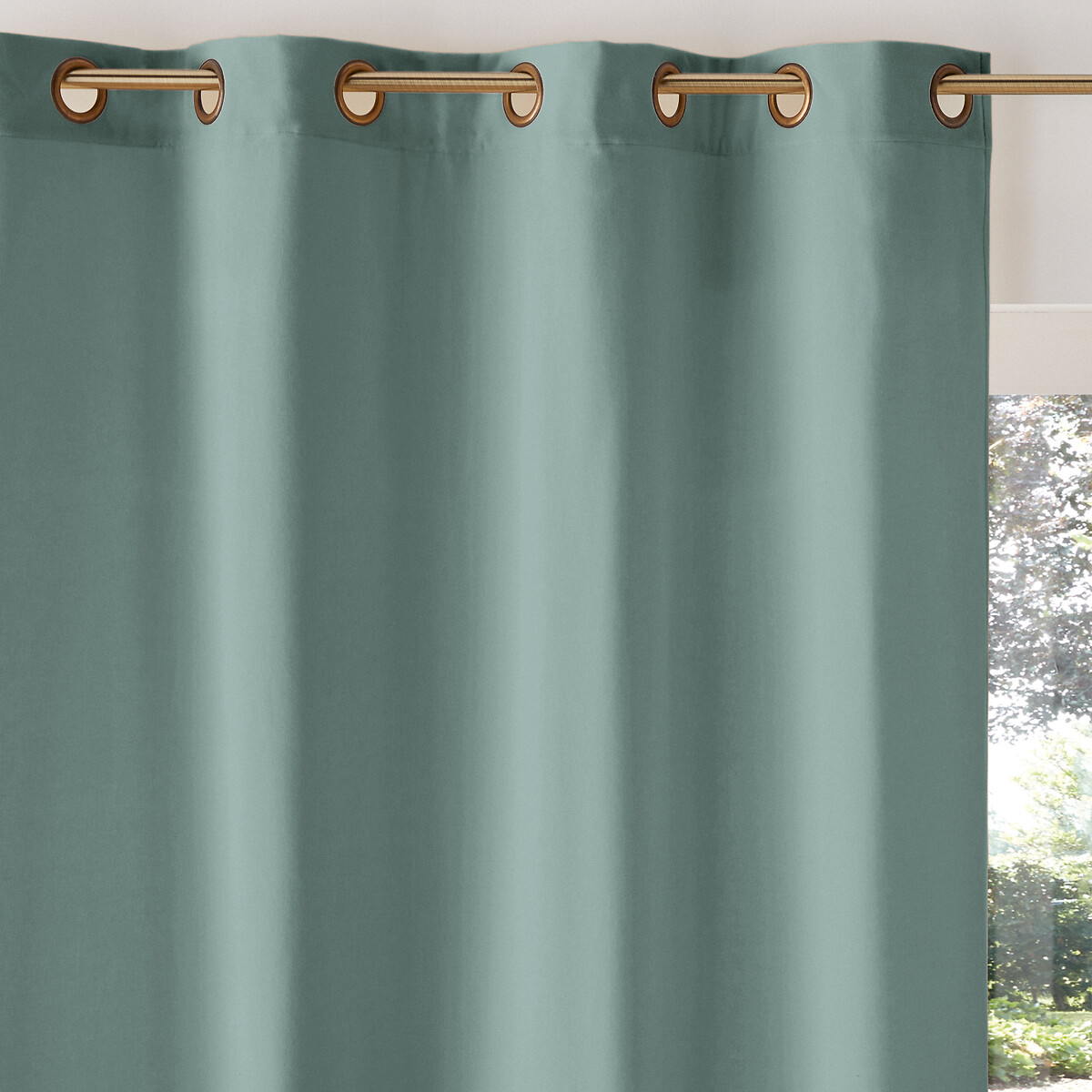 LA REDOUTE INTERIEURS<br>Cortina de veludo com ilhós Veludo
