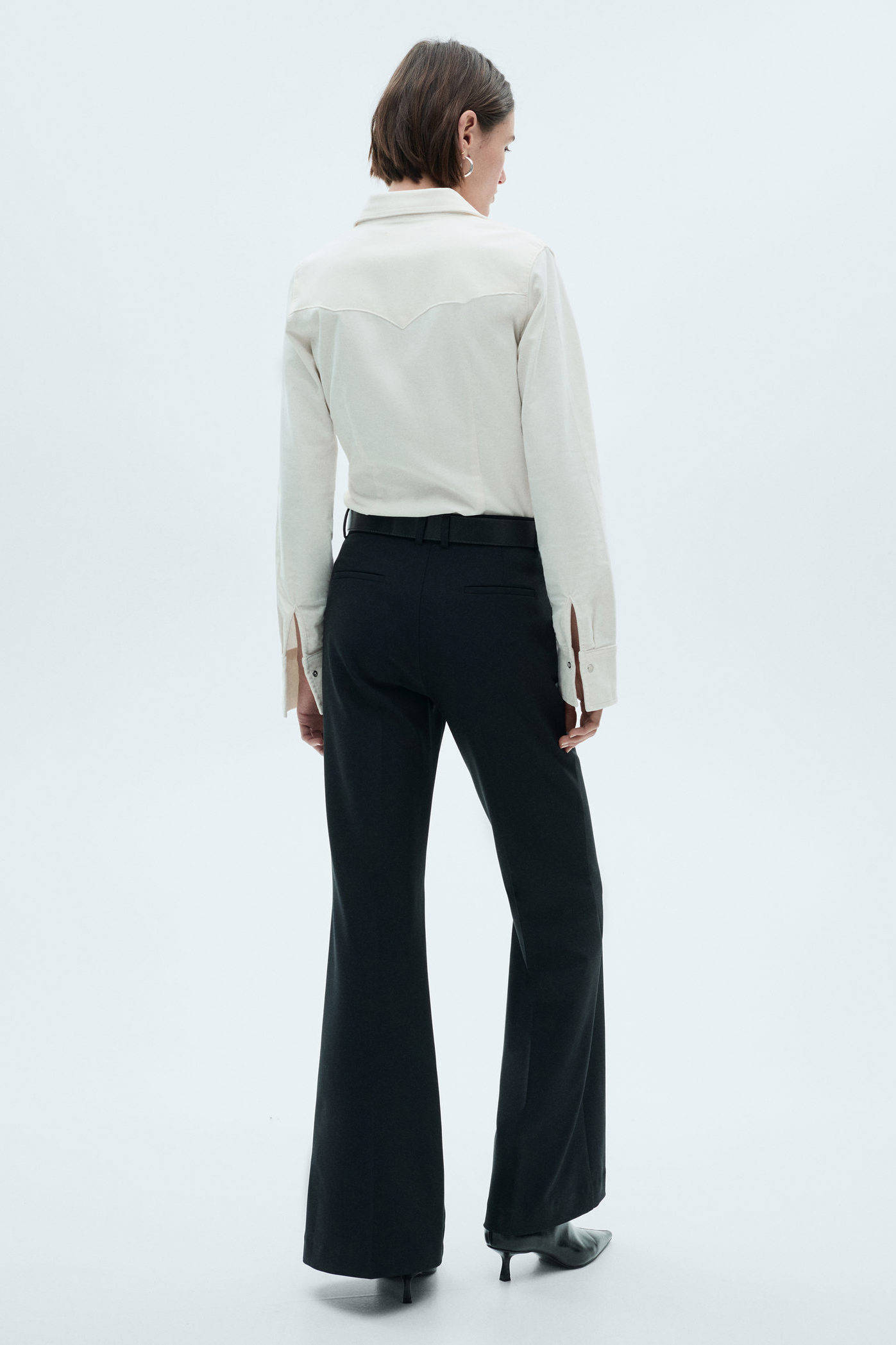 Mango blouse ecru