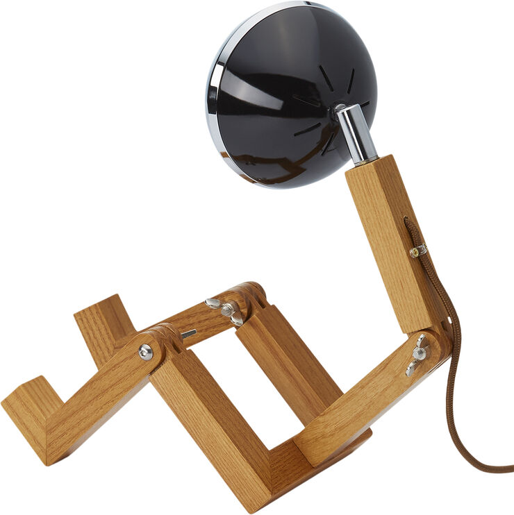 Mr. Wattson Mini Mr. Wattson LED Lampe - Fashion Black Sort