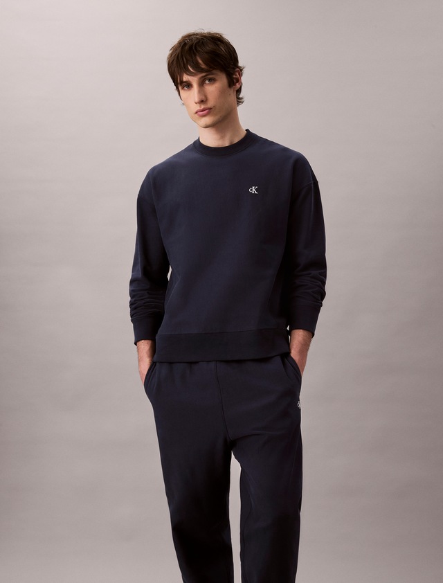 Calvin Klein Jeans Sweathose »PREMIUM TERRY MONOGRAM JOGGER«  Mit elastischem Bund