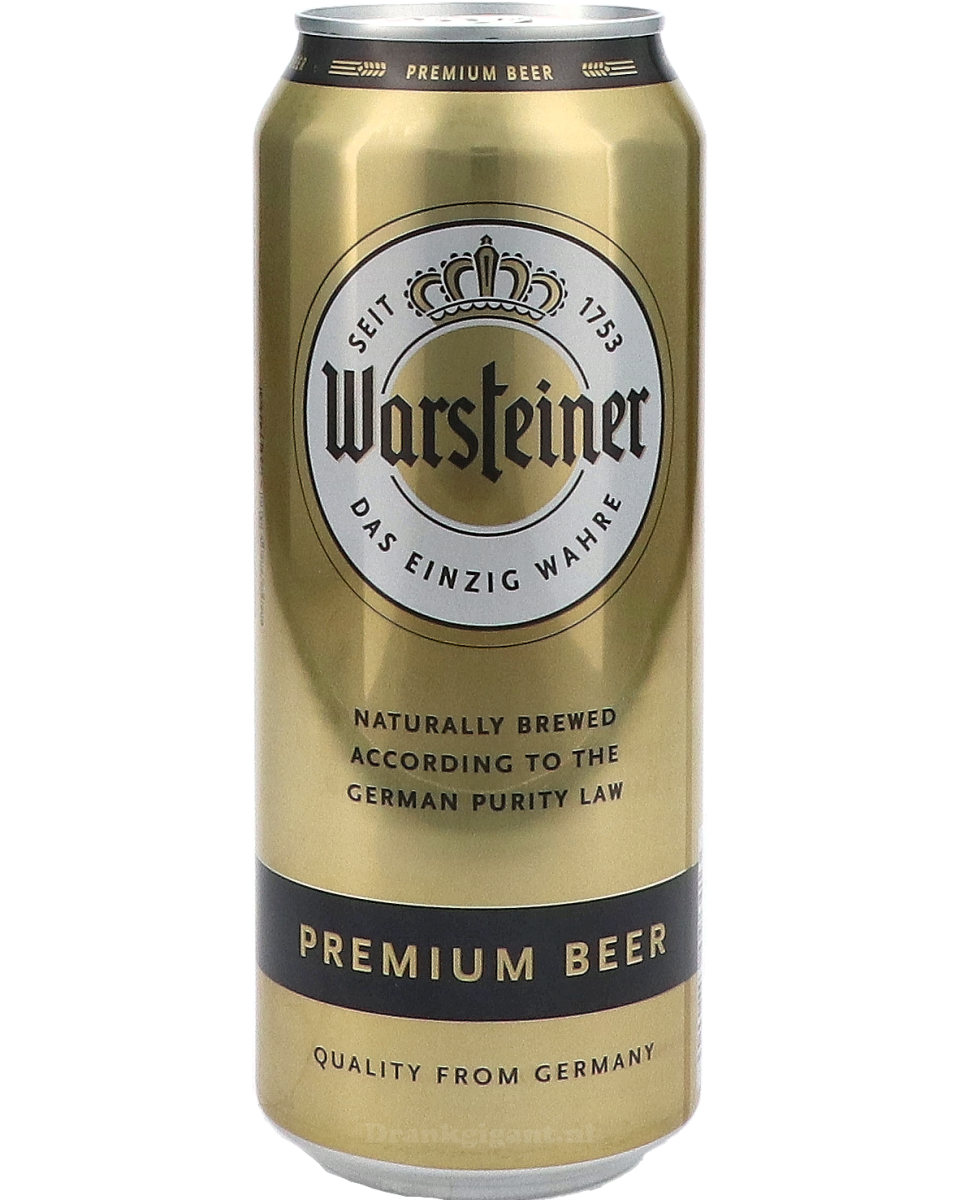 Warsteiner Premium Beer Blik 50 cl