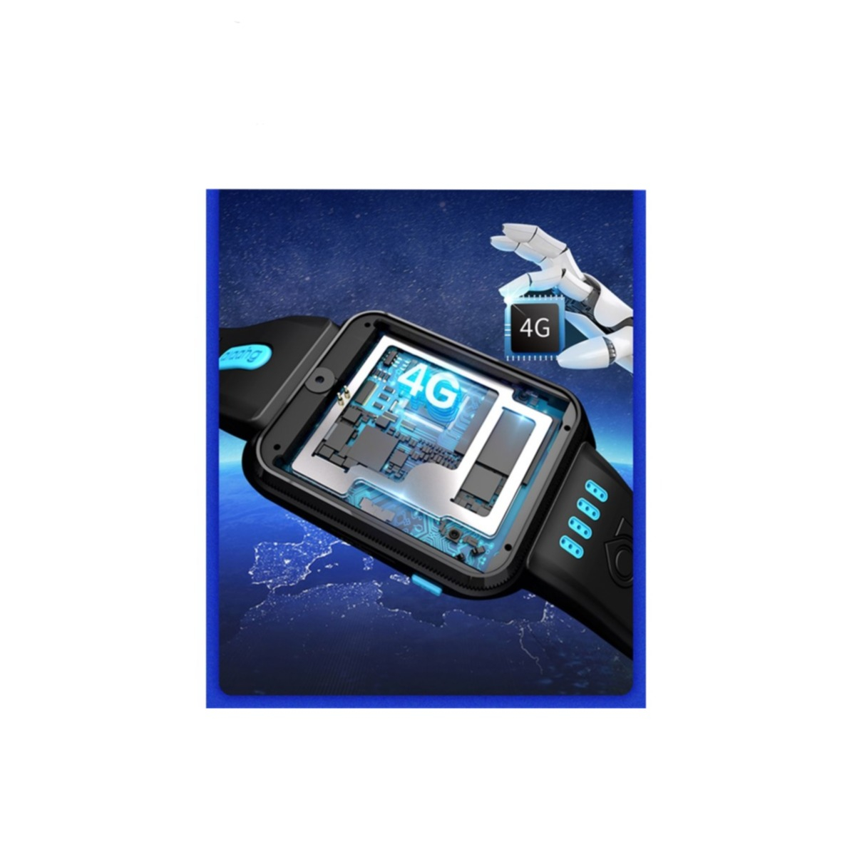 Kinder GPS Fitness Tracker Smart Watch 1.54