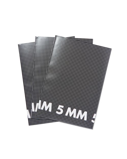 3 cahiers format A4 - à carreaux 5 mm