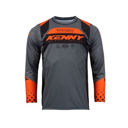 Maillot cross Kenny TRACK FOCUS ENFANT - Orange / Noir
