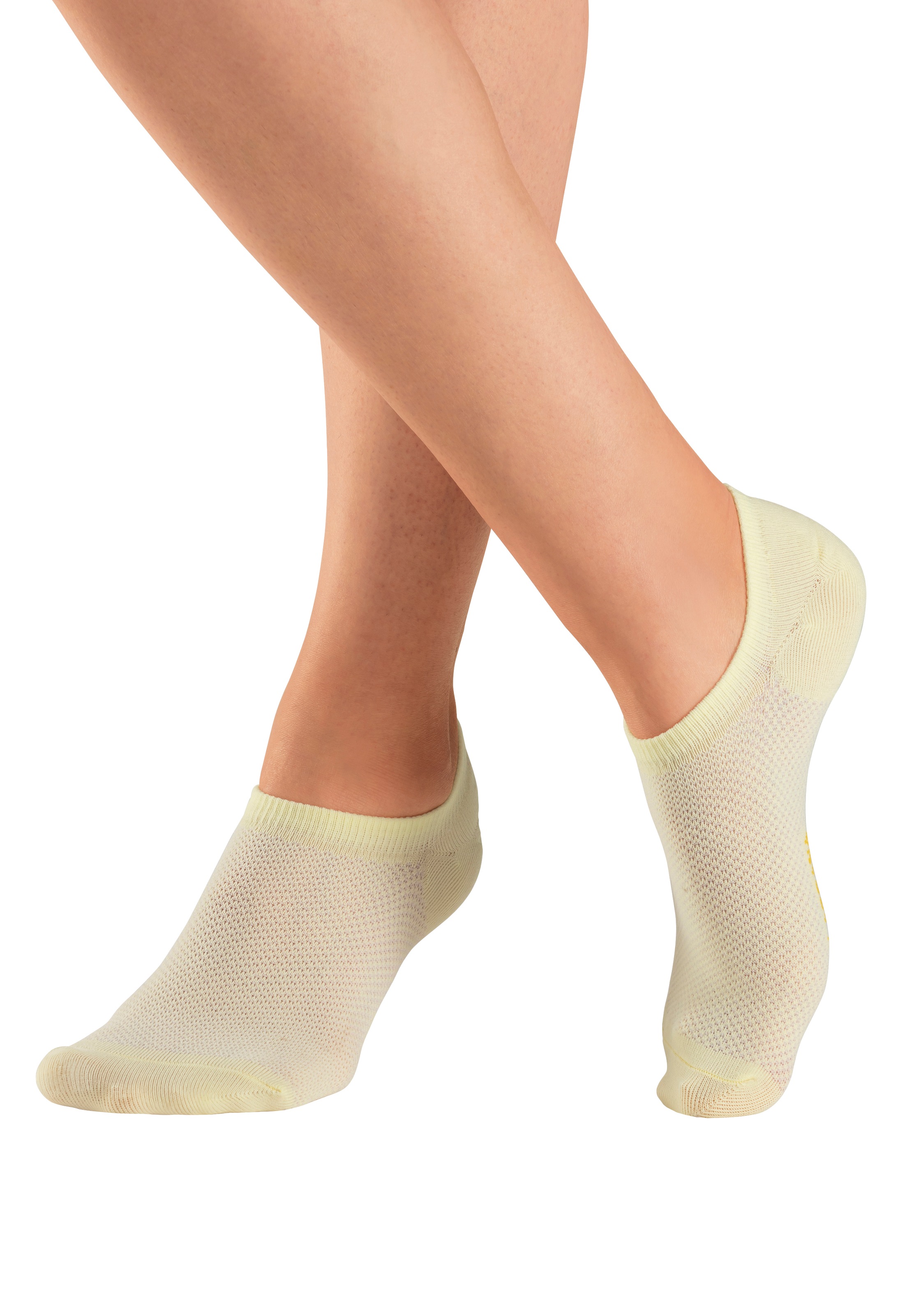 LASCANA ACTIVE Sneakersocken Packung, 7 Stk. tlg. mit Pikeestruktur