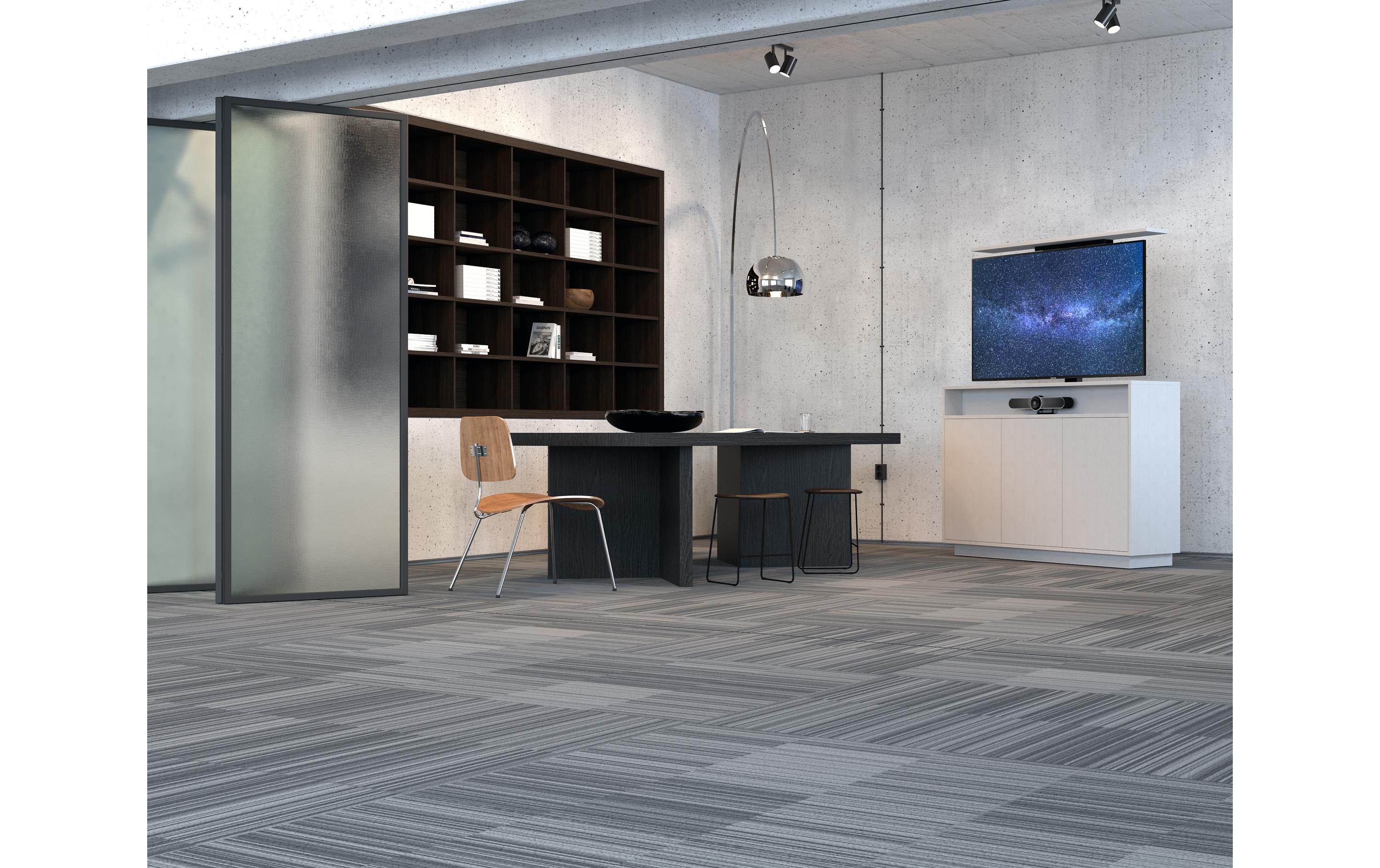 TV-Lift AV-Möbel, Weiss max. 50 kg<br>Schrank für TV-Geräte und Displays - 55