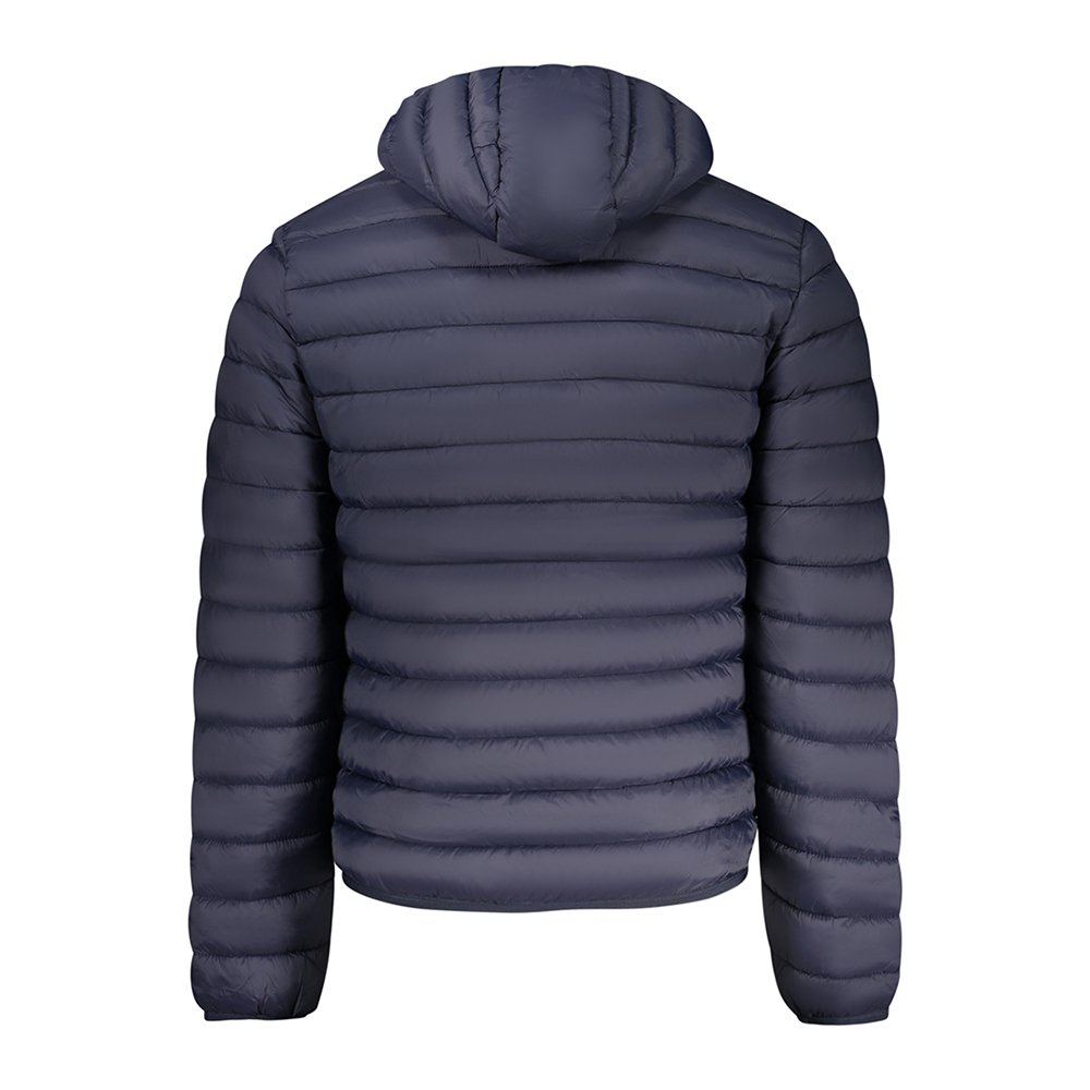 Men's Blue Hooded Jacket