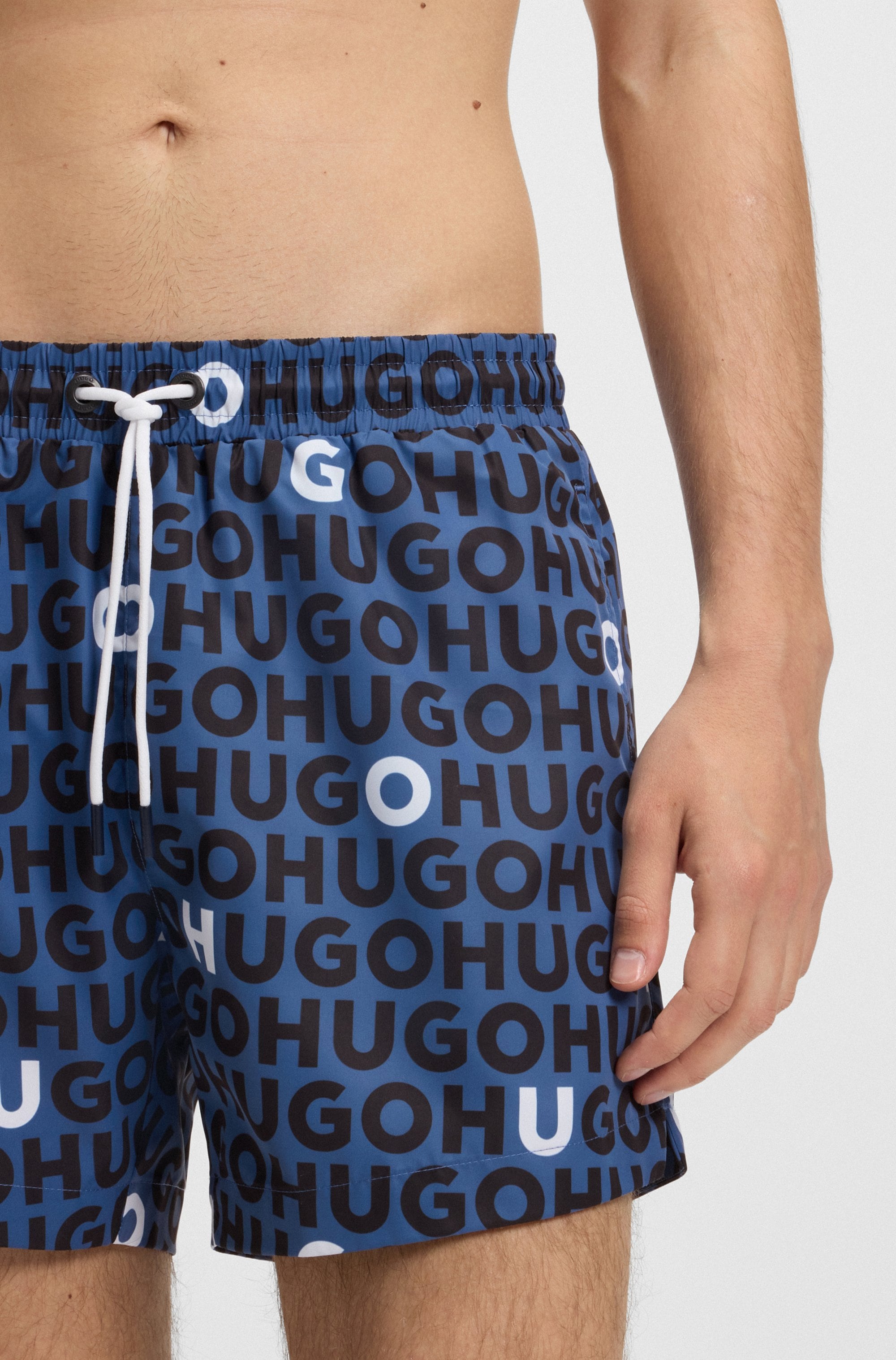 HUGO Underwear Badehose »TORTUGA«, mit Allover-Logoschriftzug
