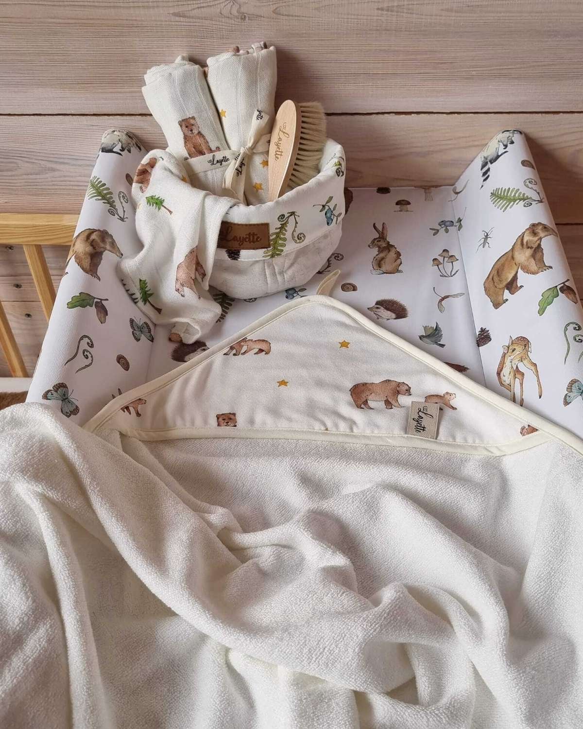 Badehåndkle Baby – 100% Bambus – 85x85cm